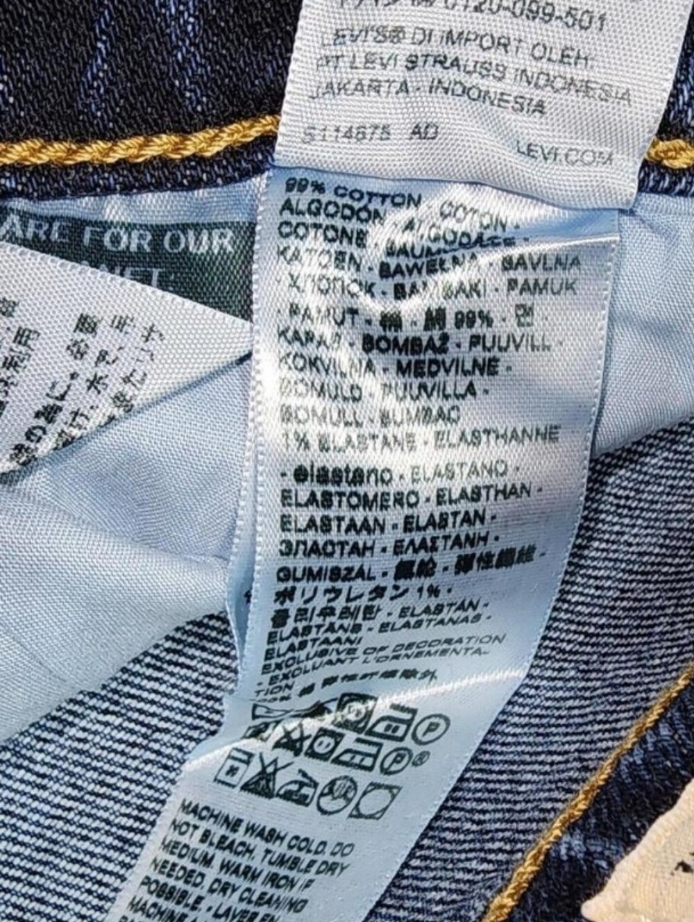 Two-Tone Bareback Levi's - Picture 6 of 7